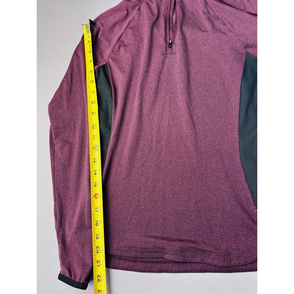 REI Women's S Dark Burgundy Athletic‎ 1/4 Zip Pullover - Picture 10 of 14